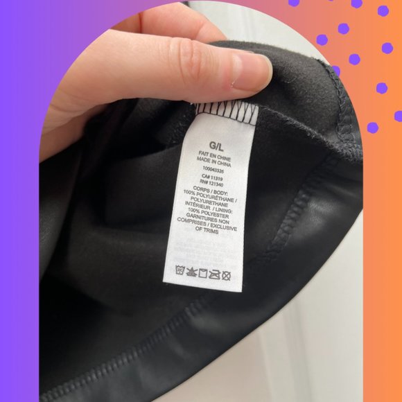 Dynamite Faux Leather Mini Skirt Size Large - Picture 5 of 5